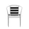 Flash Furniture Commercial Black Metal Restaurant Stack Chair TLH-017W-BK-GG - alternate 6